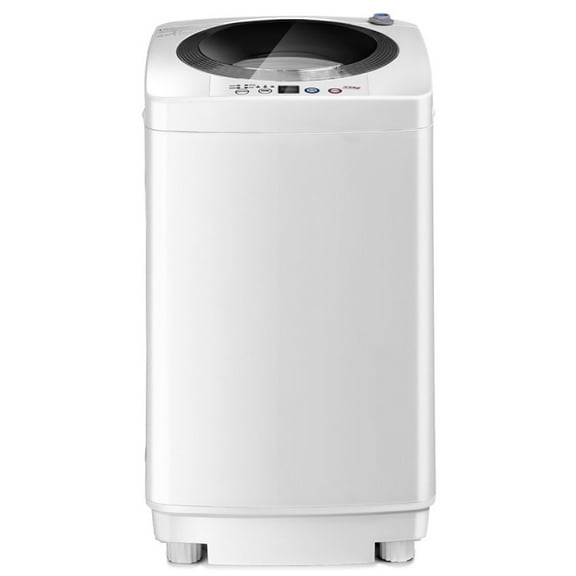Spaco Portable 7.7 lbs Automatic Laundry Washing Machine with Drain Pump, Washer Spinner Portable Washing Machine