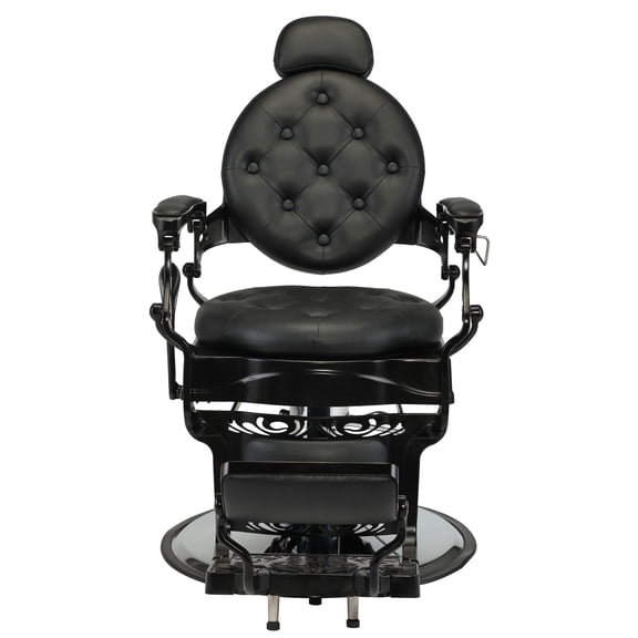 Spaco Professional Hydraulic Lift Salon Barber Chair, Hair Beauty Equipment, Modern Styling Salon chair - Black, Salon Chair, Barber Chair Salon Chair for Hair Stylist Tattoo Chair