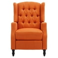 thumbnail image 1 of Spaco Reclining Sofa Chair, Fabric Recliner Sofa Home Theater Seating, Modern Comfortable Upholstered leisure chair, Bedroom, Living Room, Orange, 1 of 11