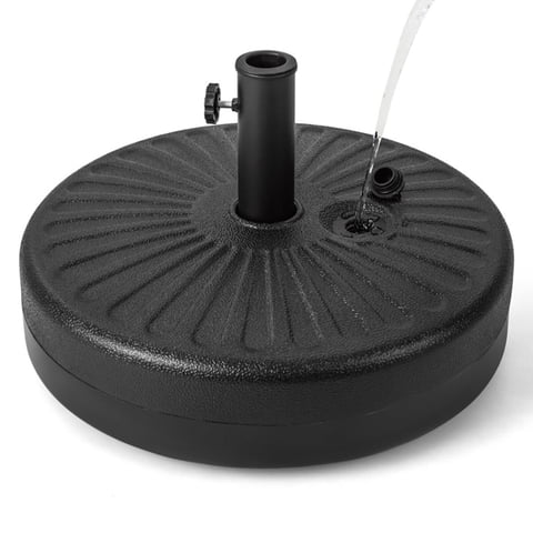 Spaco Umbrella Base, 20 Inch Fillable Heavy-Duty Round Umbrella Base Stand for Outdoor Patio Market Table Umbrella