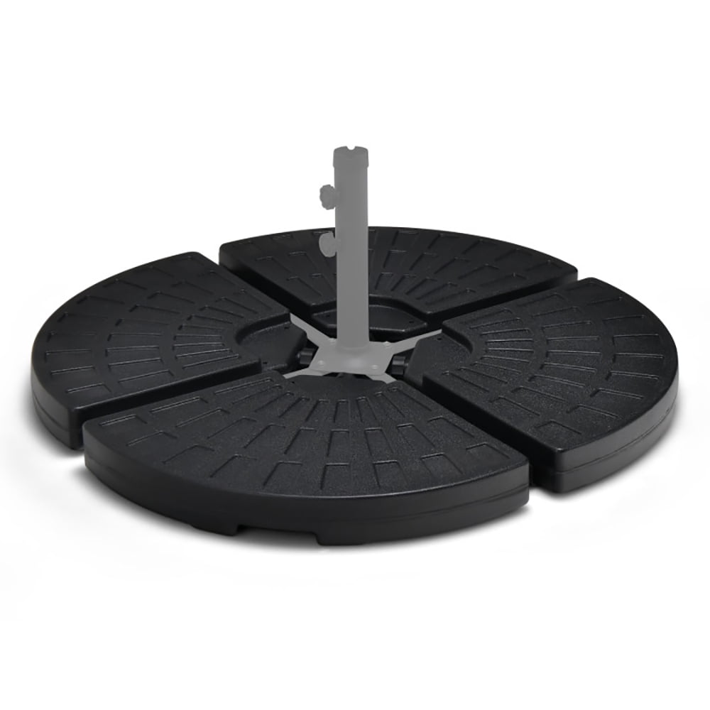 Spaco Umbrella Base, 4 Pieces Outdoor Cantilever Offset Patio Umbrella Base for Outdoor Patio Market Table Umbrella