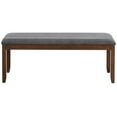 thumbnail image 1 of Spaco Upholstered Entryway Bench Footstool with Wood Legs, Ottoman Bench for Living Room,Dining Bench for Kitchen, 1 of 7