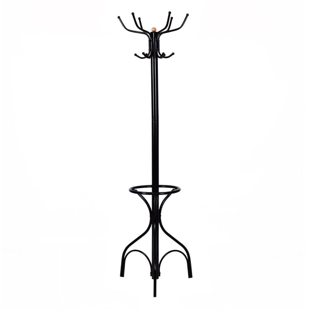 Spaco Vintage Metal Coat Hat Tree Stand Clothes Hanger, Free Standing Coat Tree, Coat Racks for Bedroom and Hallway Spaco Vintage Metal Coat Hat Tree Stand Clothes Hanger, Free Standing Coat Tree, Coat Racks for Bedroom and Hallway