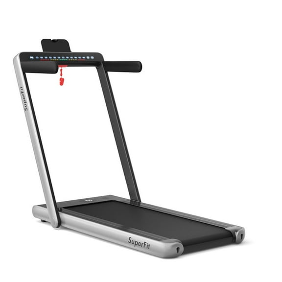 Spaco Walking Machine, Treadmill, 2.25 HP 2-in-1 Folding Walking Pad Treadmill with Dual Display and App Control