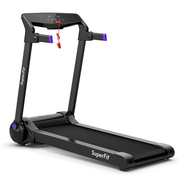 Spaco Walking Machine, Treadmill, 3HP Electric Folding Treadmill with Bluetooth Speaker
