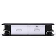 Spaco Wall Mounted Barber Station, Beauty Table with Locking Drawer