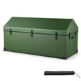 thumbnail image 1 of Spaco Waterproof Outdoor Storage Box with Ventilated Window Adjustable Snap, Storage Box with Sturdy Construction for Outdoor, Green, 1 of 10