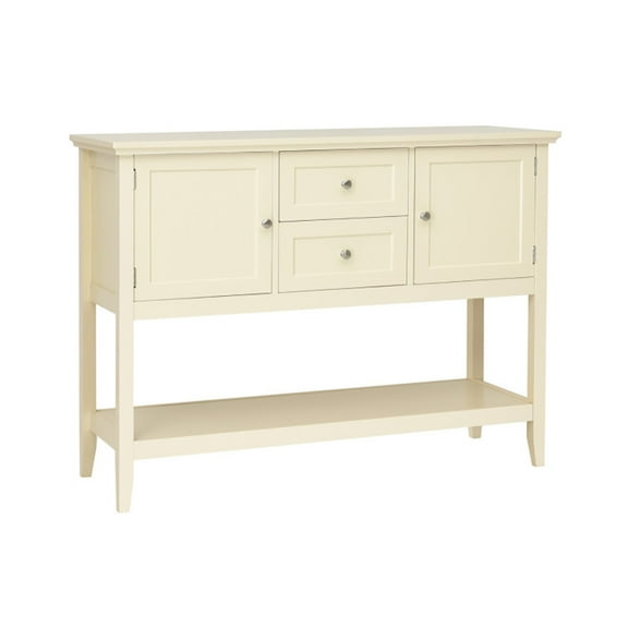 Spaco Wooden Sideboard Buffet Console Table with Drawers and Storage-Beige, Entryway Table Hallway Table, Storage-Friendly Hallway Table for Foyer & Entry Spaces