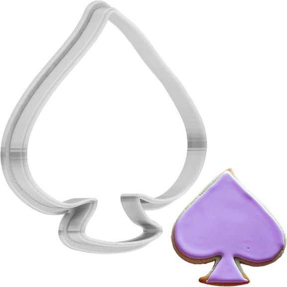 Spade Cookie Cutter 4 Inch Made in USA by WONDERTORY