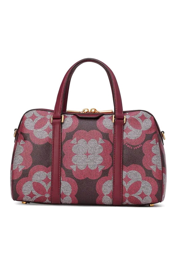 Spade Flower Monogram Eleanor Medium Satchel