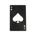 thumbnail image 1 of Spade A Playing Card Bottle Opener - 3.35X2.13X0.04 Inch Black Opp Bag Packaging, Functional Bar Tool For Home Kitchen, Party, Camping, Travel, Ideal For Beer Lovers, Bartenders,, 1 of 2
