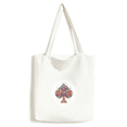 thumbnail image 1 of Spade Playing Cards Geometric Pattern Tote Canvas Bag Shopping Satchel Casual Handbag, 1 of 3