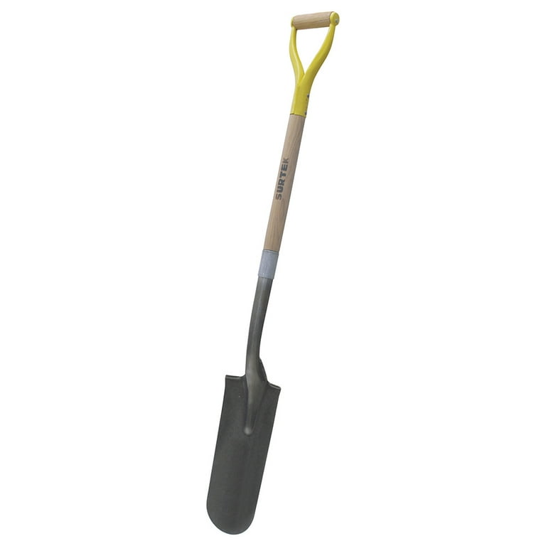 Spade Shovel with Wood and Metal Grip Surtek Walmart