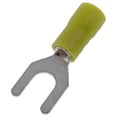 thumbnail image 1 of Spade Terminals #8 10-12 Ga. 100 Pcs Yellow Xscorpion, 1 of 5