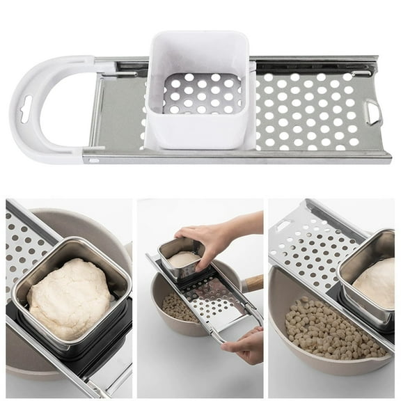 Spaetzle Maker Stainless Steel Spaetzle Noodle Maker Efficient Noodle Press Detachable Spaetzle Press Ergonomic Noodle Dumpling Maker Dishwasher Safe for Homemade Pasta Noddles