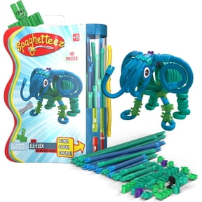 Spaghetteez Ele-Flex Creative and Connectable Elephant Toy for Children Flexible, Bendable Construction Set Enhances Problem-Solving Skills, Creativity, and Educational Fun- Ideal for Age 4+