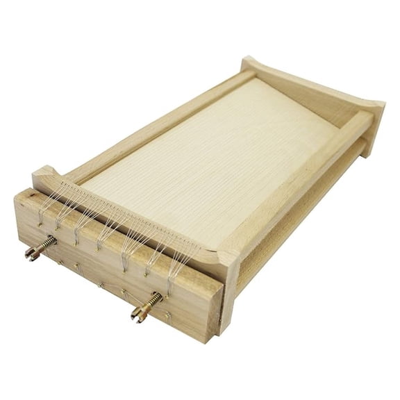 Spaghetti Alla Chitarra Maker 3mm/6mm, Brown Beechwood Pasta Cutter - Traditional Italian Noodle Machine for Homemade Spaghetti, Durable Kitchen Tool