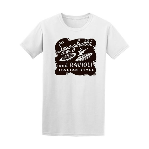 Spaghetti And Ravioli T-Shirt Men -Image by Shutterstock, Male Small