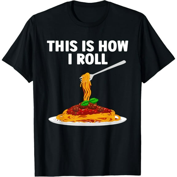 Spaghetti Art For Men Women Italian Pasta Lover Spaghetti T-Shirt