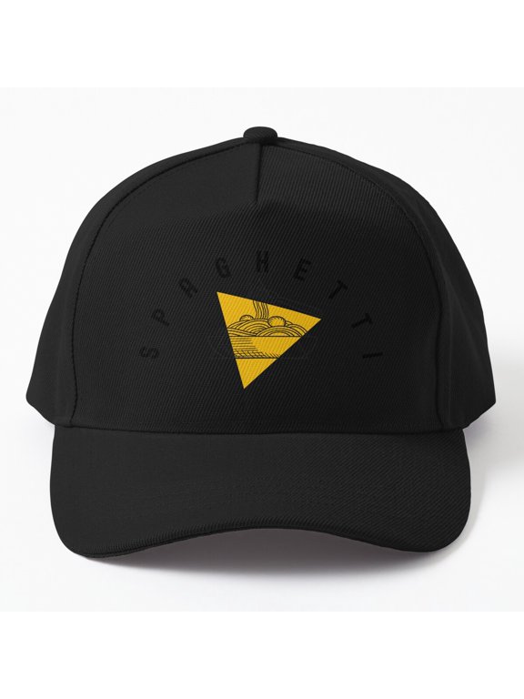 Spaghetti Baseball Cap, Italian Food Graphic Design, Classic Hat