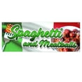 thumbnail image 1 of Spaghetti Meatballs 13 oz Vinyl Banner With Metal Grommets, 1 of 4