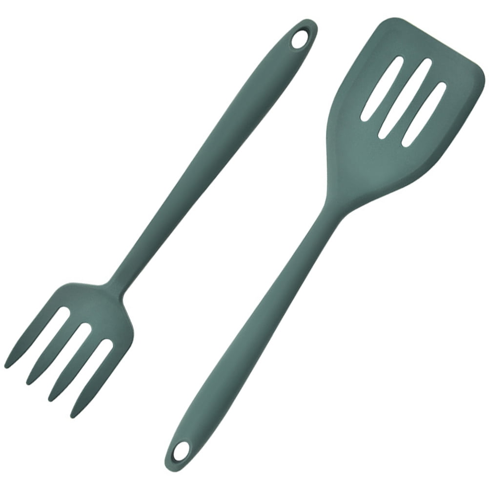 Spaghetti Spoon Non-stick Silicone Fork Strainer Work Multifunction ...