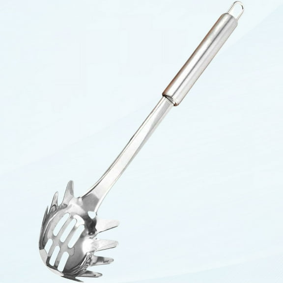 Spaghetti Spoon Noodle Spoon Pasta Scoop Spaghetti Noodles Pasta Stainless Steel Kitchen Utensils Soup Skimmer Slotted Pasta Spoon Pasta Ladle Pasta Server Noodles Colander Noodle
