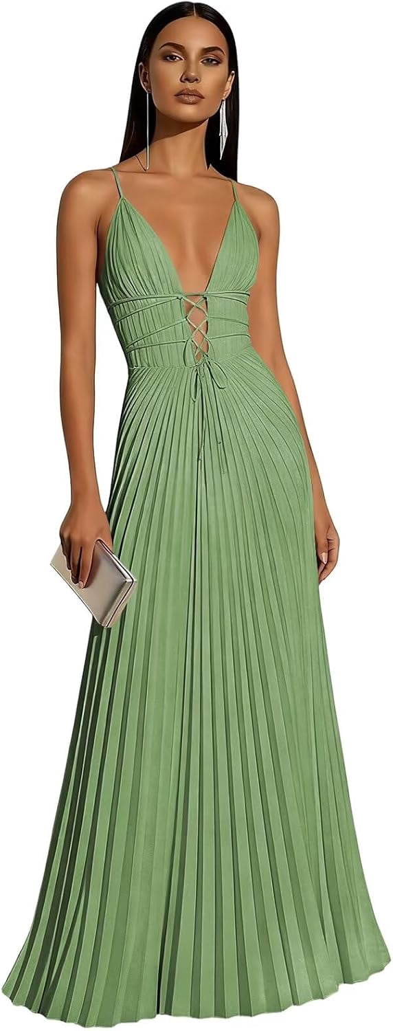 strap formal dresses Spaghetti Prom 2026 Satin Pleated Wedding Guest Dress A Line Evening Dress ZU147 long formal spaghetti strap dress