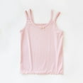 thumbnail image 1 of Spaghetti Strap Tank Tops for Girls Cotton Cami Top Size 3-14 Teens Kids Cute Solid Color Stretchy Pullover Breathable Undershirts Vests, 1 of 7