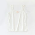 thumbnail image 1 of Spaghetti Strap Tank Tops for Girls Cotton Cami Top Size 3-14 Teens Kids Cute Solid Color Stretchy Pullover Breathable Undershirts Vests, 1 of 3