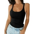 thumbnail image 1 of Spaghetti Strap Women Sleeveless Solid Color Tank Tops, 1 of 2