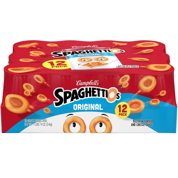 SpaghettiOs Original Canned Pasta, 15.8 oz Can (Pack of 12)