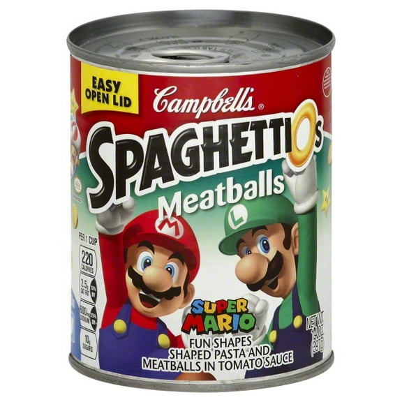 Spaghettios Fun Shapes Mario 14.2oz