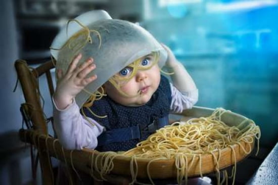 Spaghettitime Canvas Art - John Wilhelm (12 x 18)