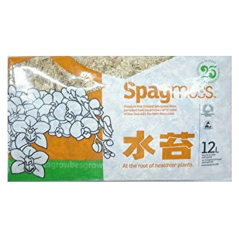 Spagmoss Premium New Zealand Sphagnum Moss AA Grade (150 Gram) 