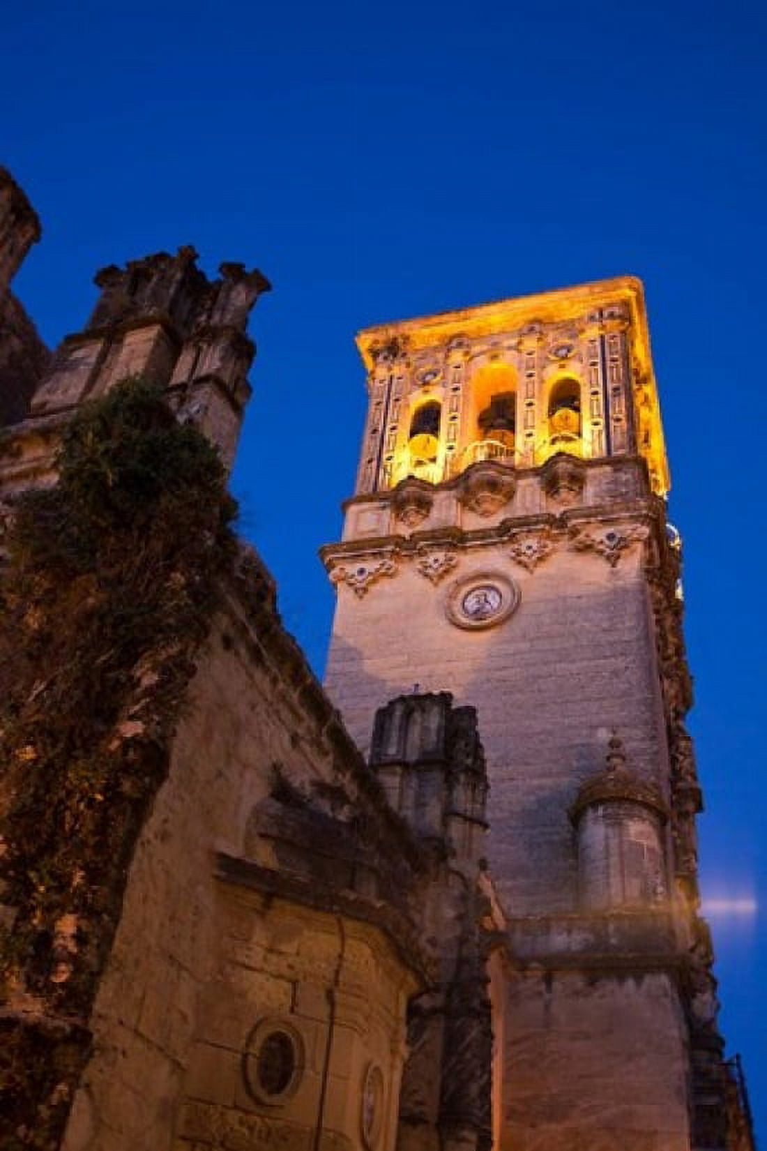 Spain Andalusia Bell tower of the Santa Maria De La Asuncion Church Canvas Art - Julie Eggers DanitaDelimont (25 x 38)