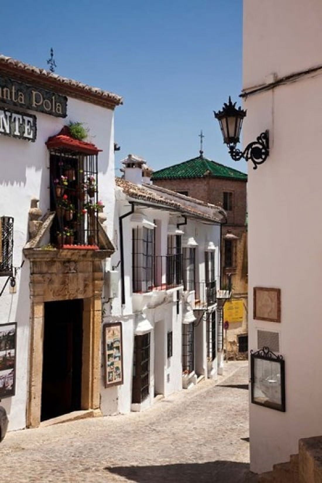 Spain Andalusia Cadiz Arcos De la Fontera Typical Street View Canvas Art - Julie Eggers DanitaDelimont (18 x 24)