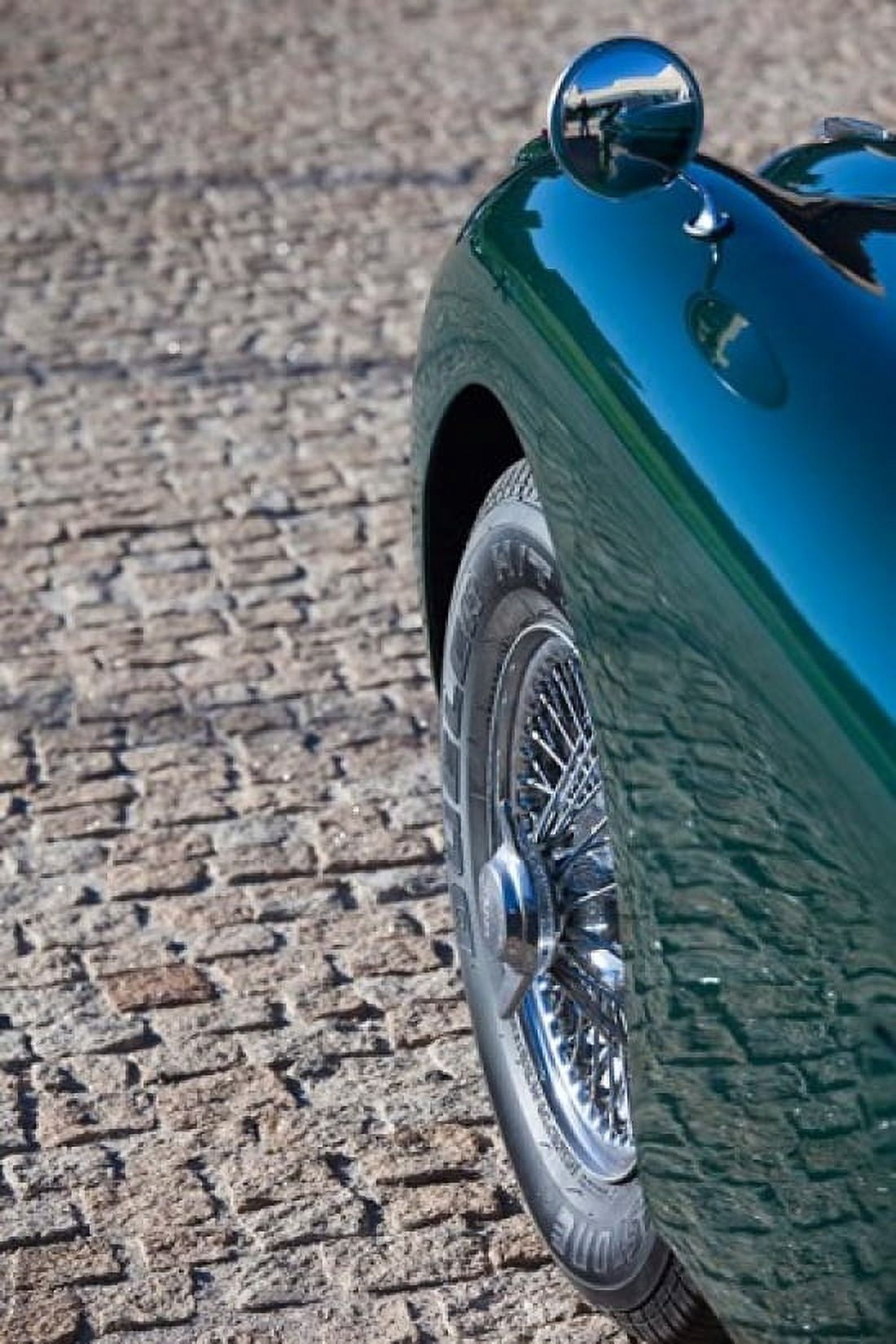 Spain Avila classic car 1950s Jaguar XK-150S Canvas Art - Walter Bibikow DanitaDelimont (25 x 38)