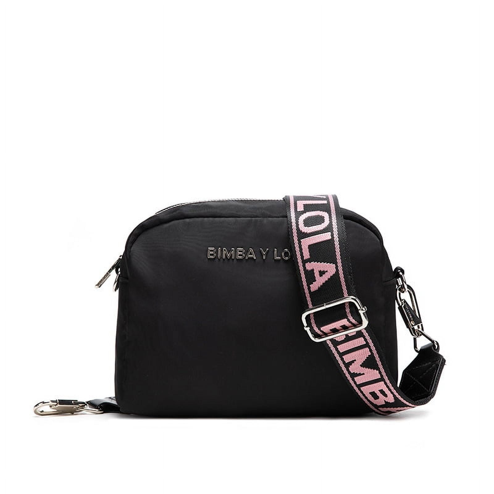 tas shoulder-bag Bimba Y Lola Logo Strap Black Messenger Bag