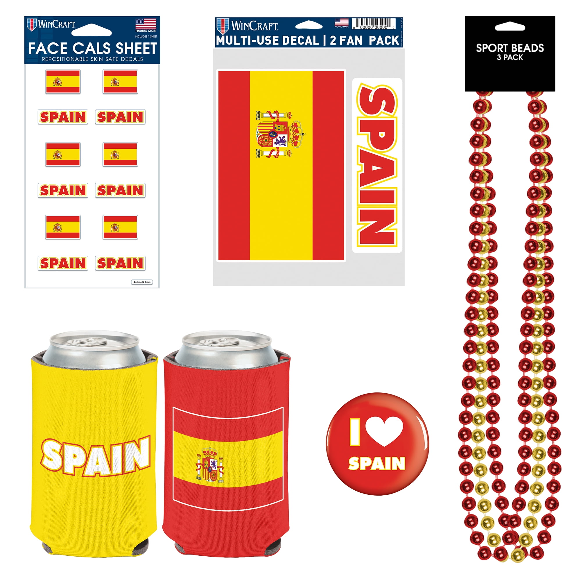 World Cup Ultimate Soccer Fan Supporter Pack - Spain