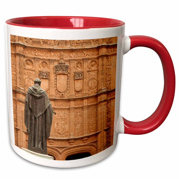3drose, Spain, Castilla Y Leon, University of Salamanca - Eu27 Wbi0628 - Walter Bibikow, 11oz Two-tone Red Mug