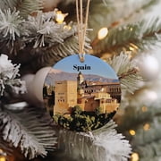 Spain Christmas Ornament, Spain Gift, Spain Travel, Christmas Decor, Spain Souvenir, Travel Gift, Tree Ornaments Bx6OHX Spain-57TH36