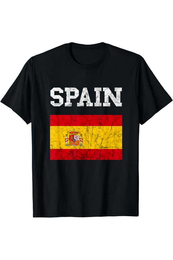 Spain Espana Espanol Spanish Flag Spain Trip, Tourist T-Shirt mens t hirt men，black，women，misfits，journey ，boys