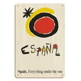 thumbnail image 1 of Spain (Espana) - Everything Under the Sun - Vintage Travel Poster by Joan Miro c.1983 - 8 x 12 inch Vintage Wood Art Sign, 1 of 4