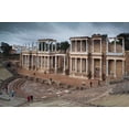 thumbnail image 1 of Spain, Extremadura, Badajoz, Merida, Roman Theater Poster Print by Walter Bibikow (37 x 25), 1 of 1