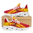 thumbnail image 1 of Spain Flag Print Cool Sneakers Casual Lightweight Lace-Up Men Ladies Vulcanized Shoes Comfortable Breathable Jogging Shoes New, 1 of 6