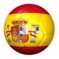 thumbnail image 1 of Spain Flag Soccer Ball Design - Round Light Switch Plate Cover - Double Toggle, 1 of 1