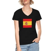 Spain Flag, Spain Pride, Spanish Pride Gift Women's V-Neck T-Shirt