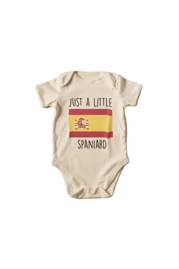 Spain Flag Spaniard Newborn Baby Bodysuit