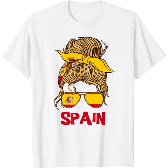 Spain For Girl Spanish Flag for Women Española T-Shirt